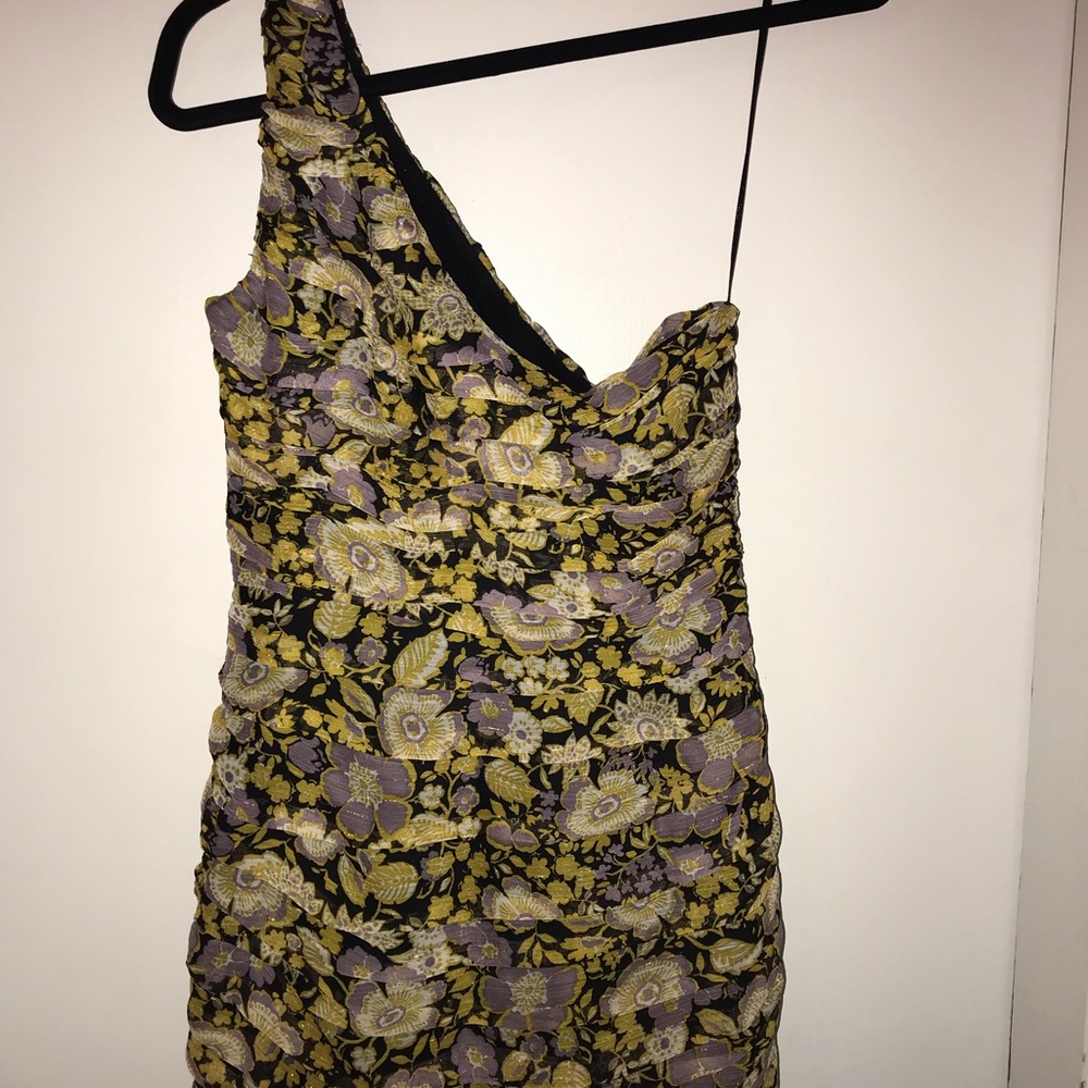 Zara NWT floral draped dress size small - Picture 10 of 12